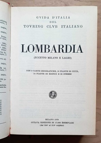 Lombardia eccetto milano - milano, e